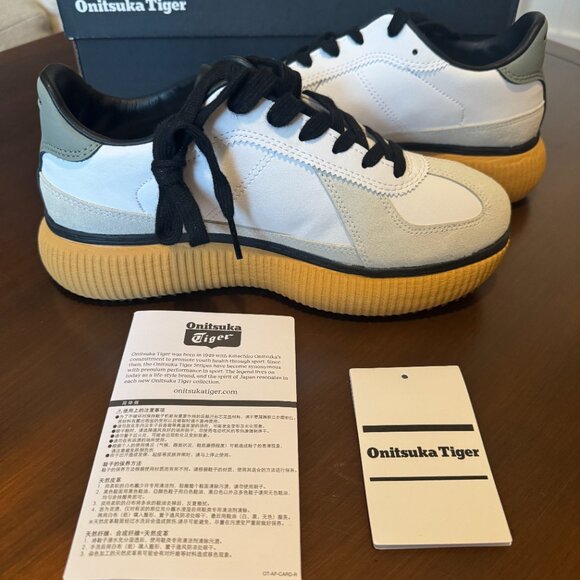 Onitsuka Tiger Delecity White/Lichen Green - Picture 4 of 6